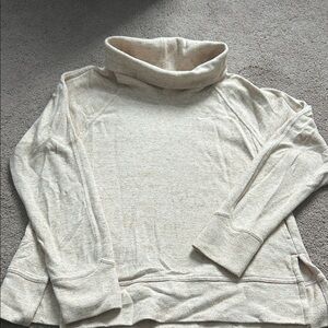 Nike Women's Cream Turtleneck Sweater - XS